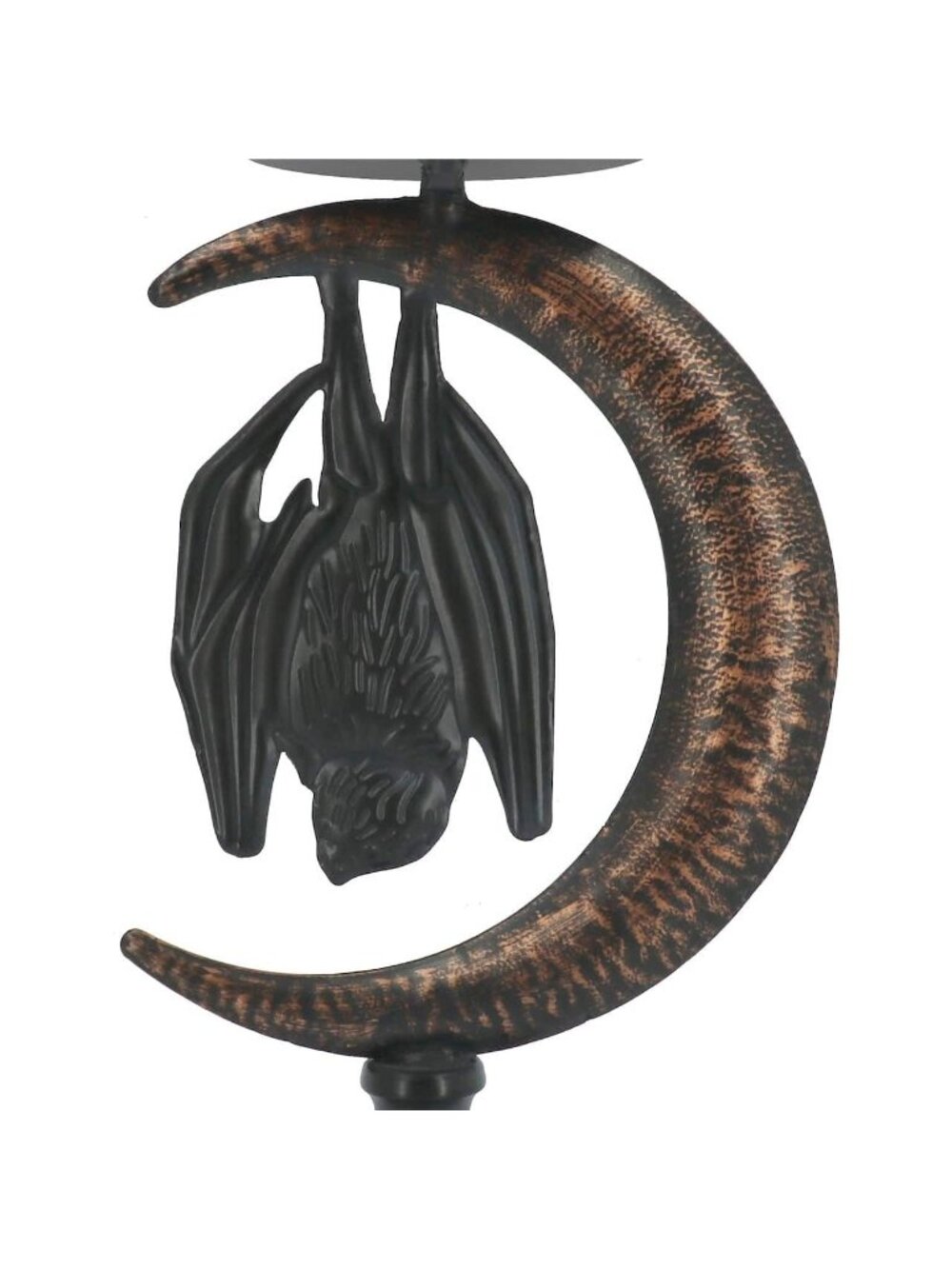 NWT Hanging Bat Moon Goth Pillar Candle Holder Halloween Decor Ashland Michaels